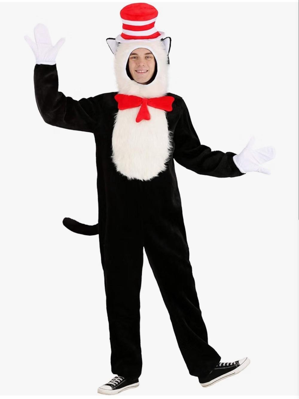 Cat in the Hat Adult Halloween Costume